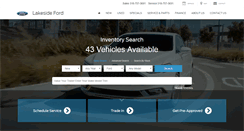 Desktop Screenshot of lakesideford.com